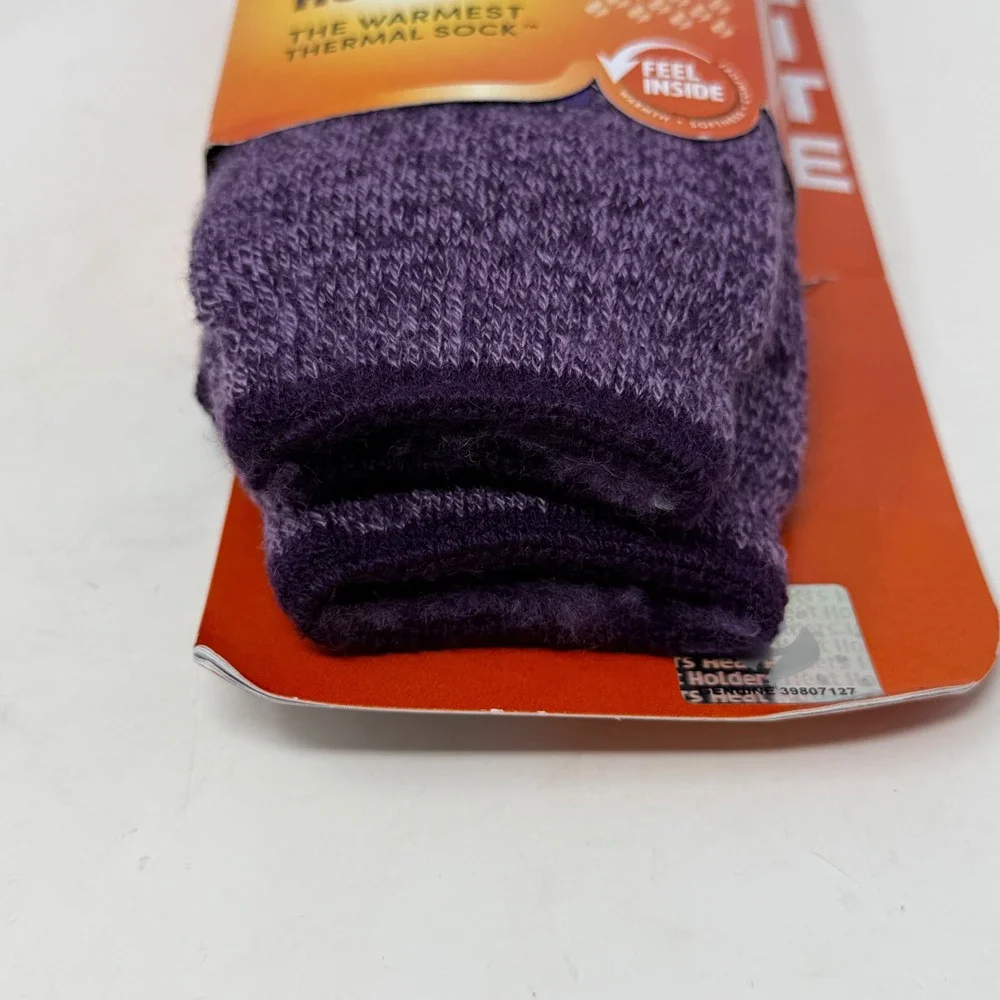 Heat Holders Lite Thermal Socks Women 8-13 Men 7-12 Purple HH1W08313 Winter Cozy